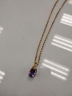 14k Gold Pendant Necklace 7g