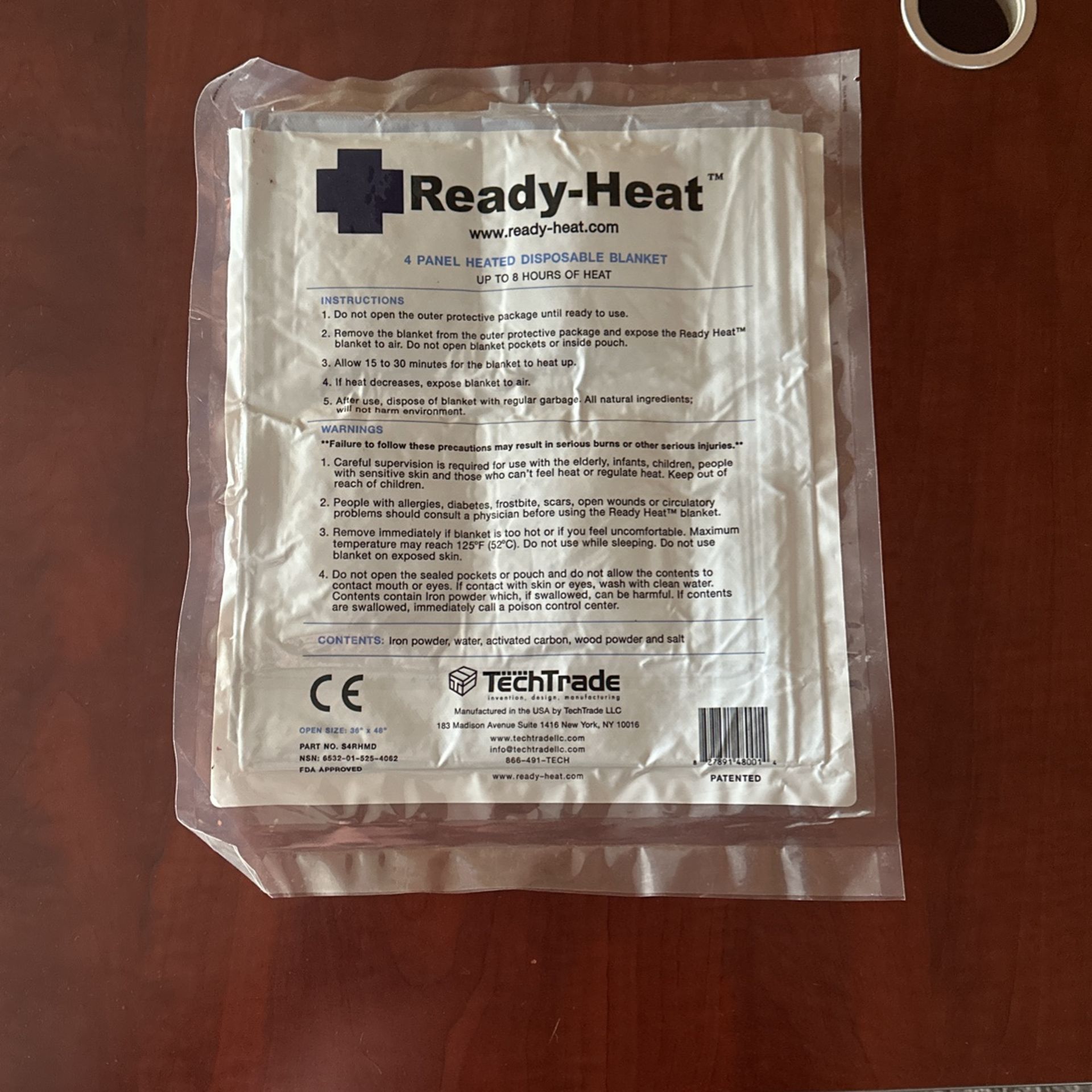 Ready Heat 4 Panel Blanket 