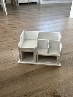 Home decor- white Room Organizer- makeup