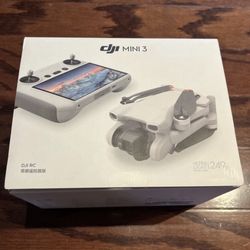 DJI mini 3 drone with built in screen remote controller 