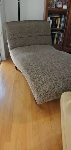 Sealy Chaise Lounge Leppard Chair, Charming And Elegant