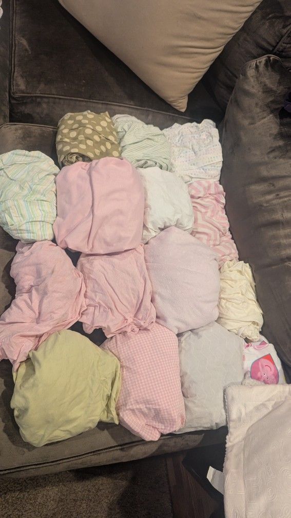 Crib Sheets $10 Each Or $60 For All