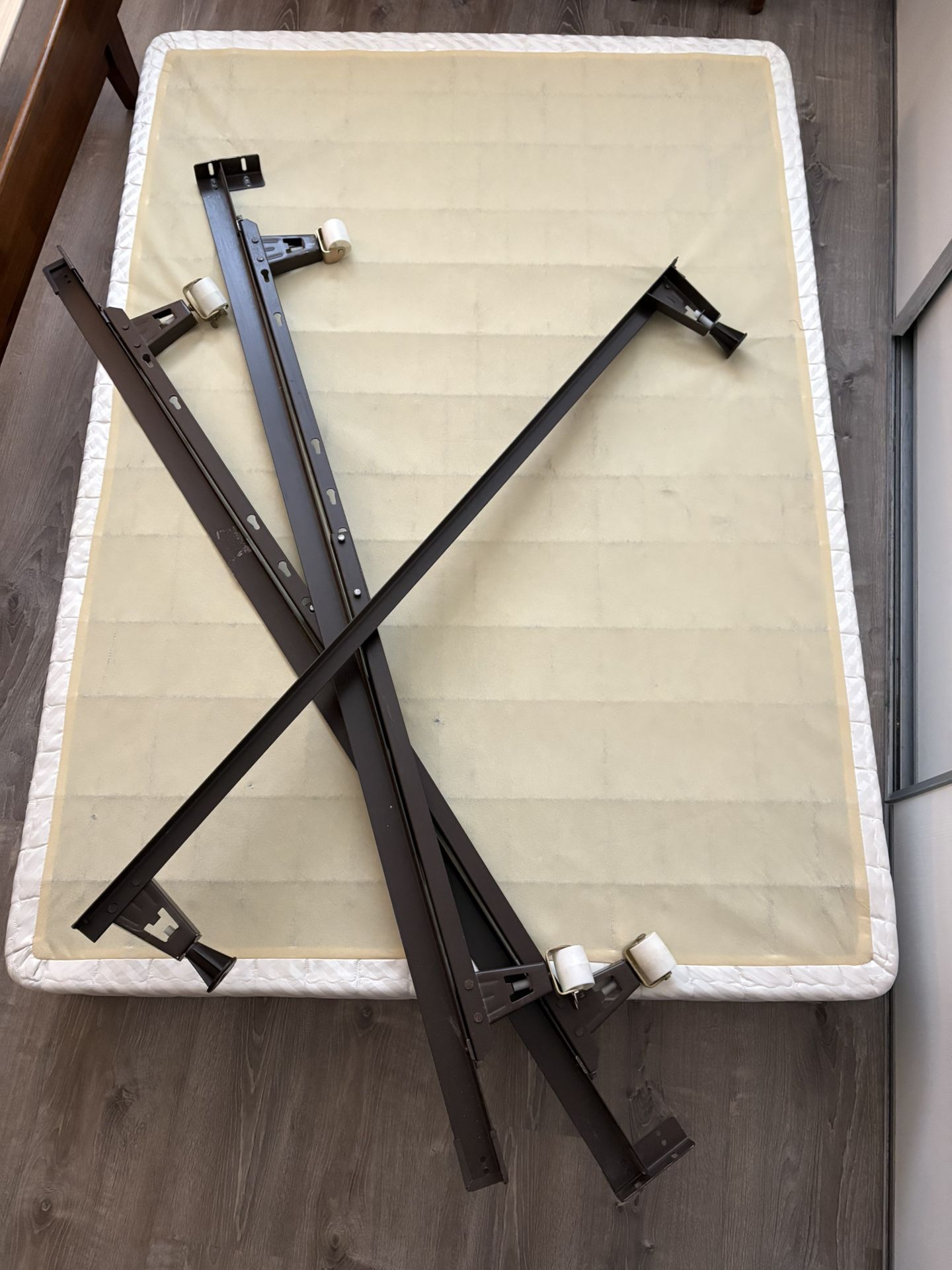 Full size Box spring & Metal frame