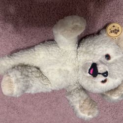 Vintage 1986 Russ Snuggle Fabric Softener Plush Teddy Bear advertising promo toy kids