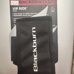 NEW Cycling Wallet w/ Strap Closure, Mini Pump Sleeve, 6 Pockets, Water-resistant