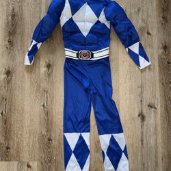 Blue Power Rangers Costume Kids 4-6y