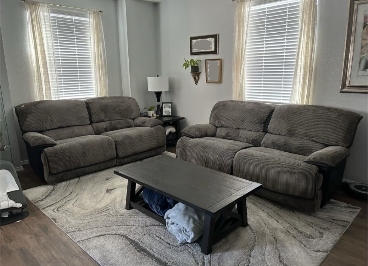 2 Recliner Couches