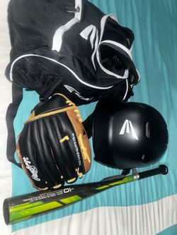 Youth Baseball Gear Set – Bat, Helmet, Glove, Bag