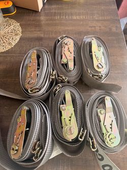 6 Heavy Duty Ratchet Straps – Excellent Condition