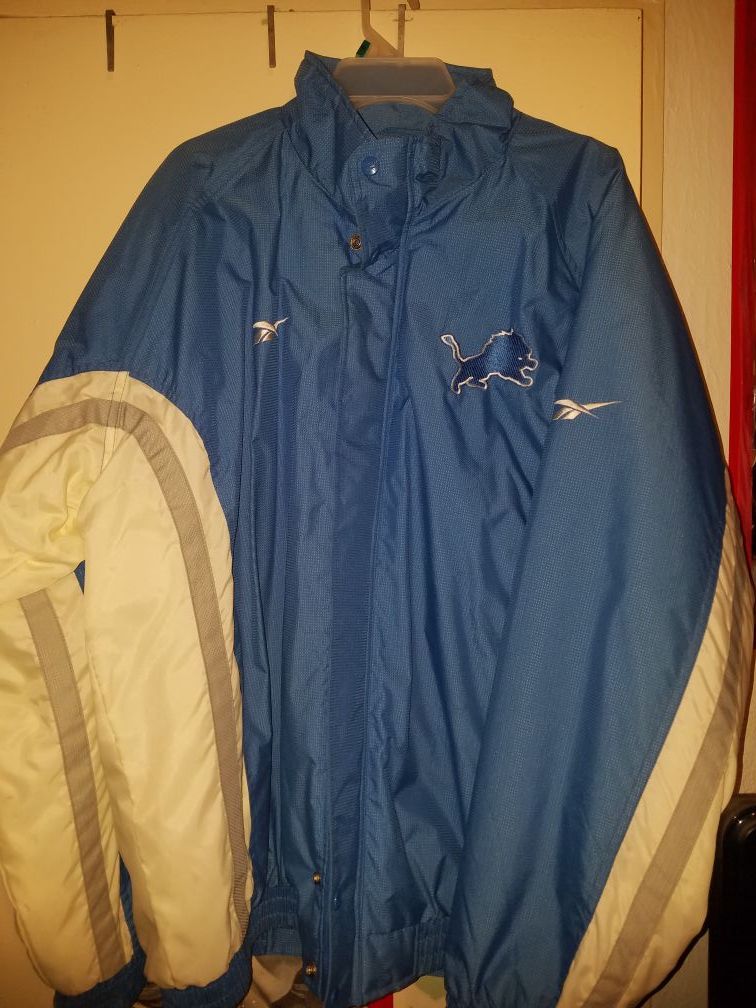 Classic Reebok Detroit Lions jacket