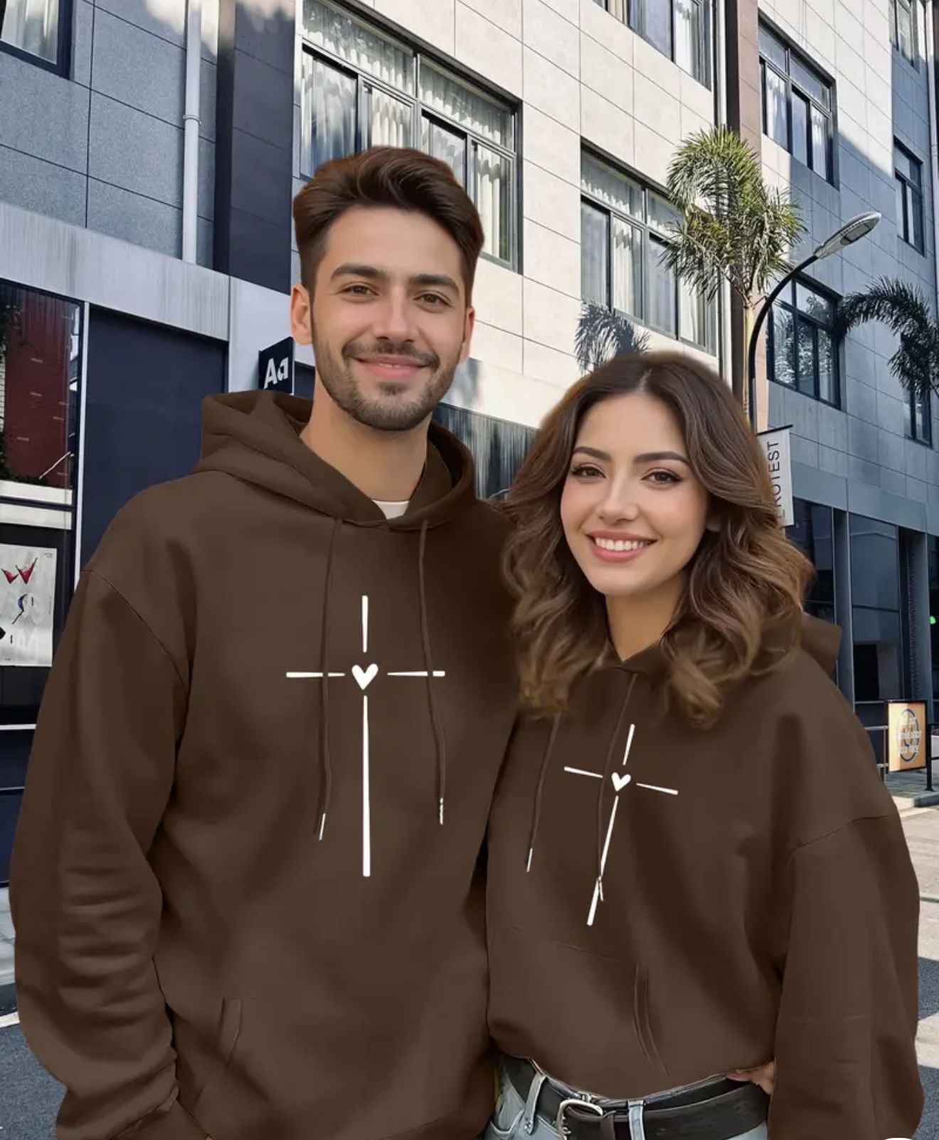 Men'S & Women'S Oversized Hooded Sweatshirt NEW