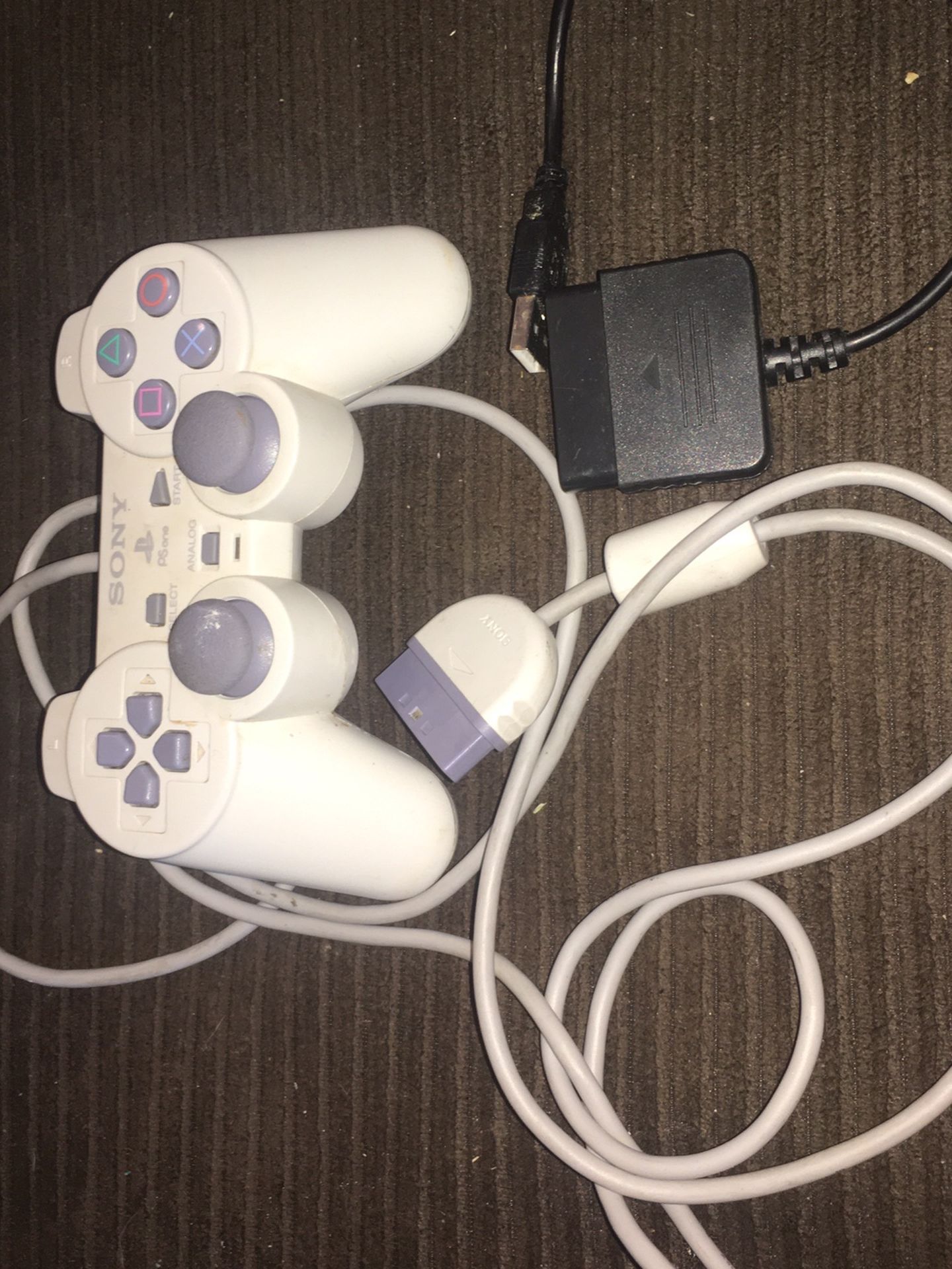 PS1 Wired Controller With USB Adapter