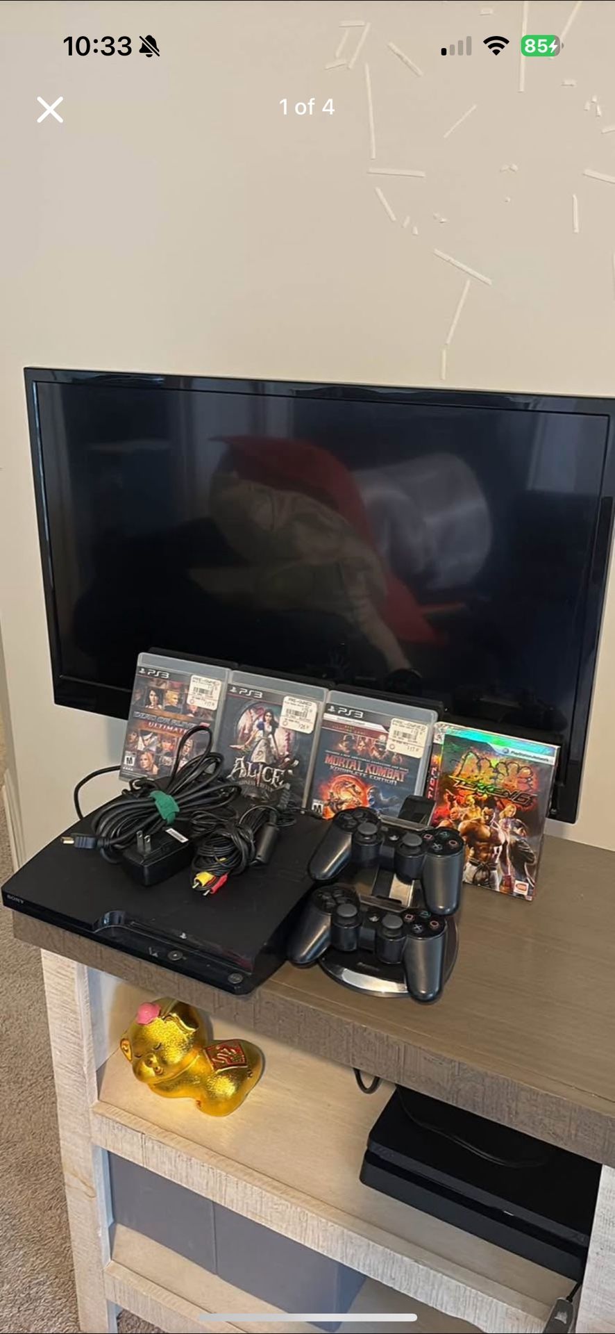 Price Drop! PlayStation 3 + TV + Games