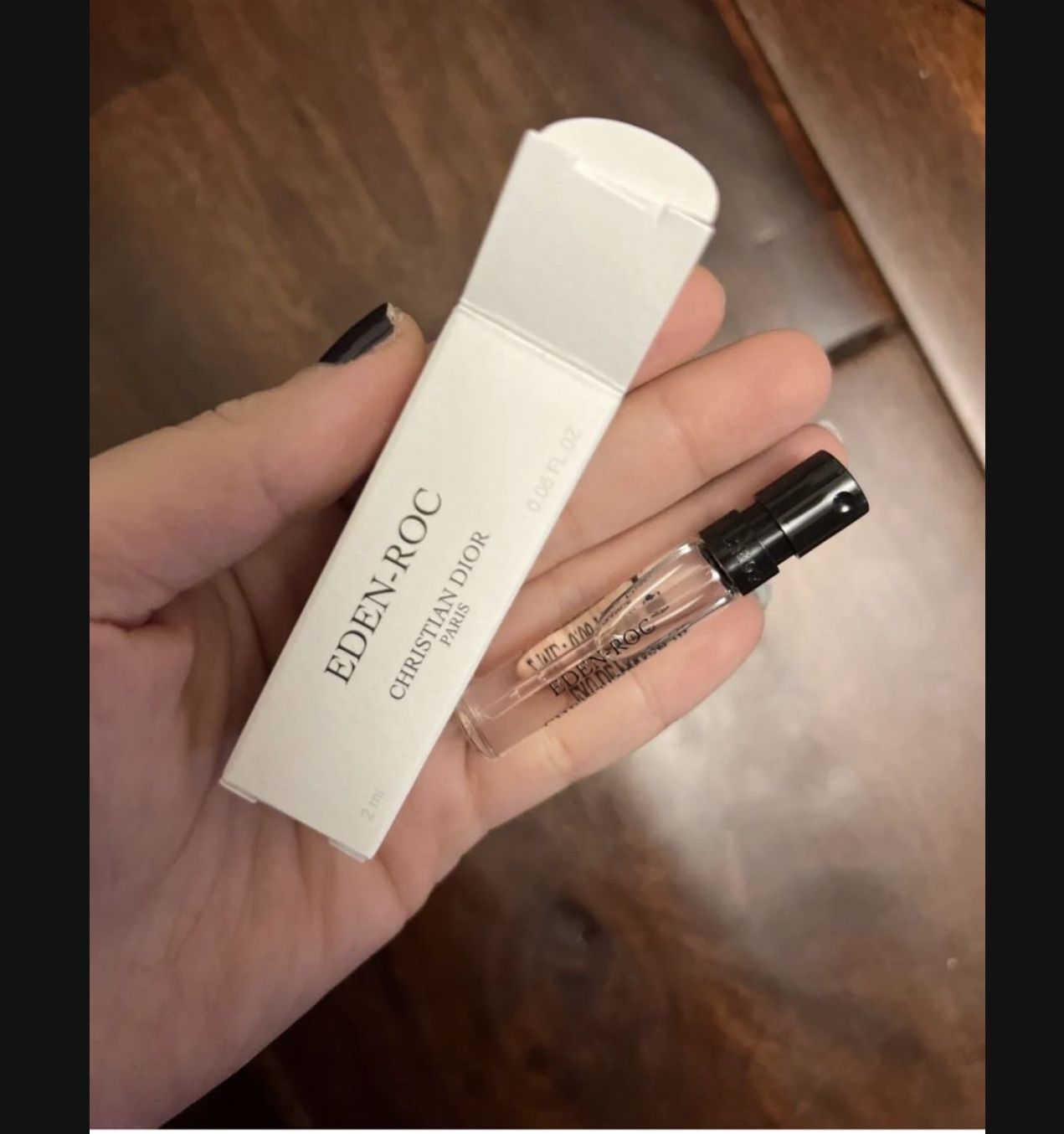 CHRISTIAN DIOR Eden-Roc Eau de Parfum SAMPLE SPRAY 2mL 0.06oz ~ NEW IN BOX
