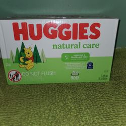 Box 560 Baby Wipes Huggies Natural Care