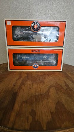 2 Lionel Tank Cars – Union Pacific Single Dome + Great Northern 3-Dome (New in Box)