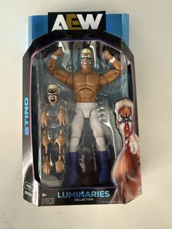 AEW Unmatched Luminaries Sting - 6 inch Figure with Alternate Head and Six Alternate Hands