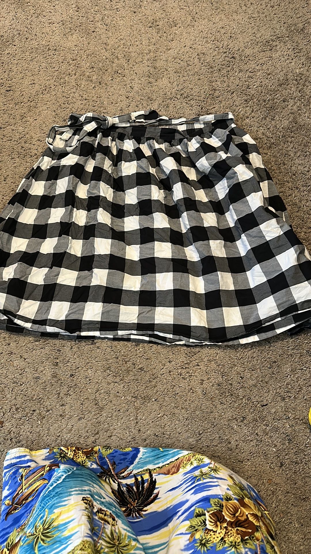 Lane Bryant Checkerboard Knee-Length Skirt