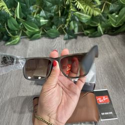 Ray-Ban Justin Rubber Blue Frame Grey Gradient RB4165 6813  display picture 1