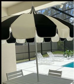 Patio umbrella - circus top style