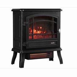Duraflame Infrared Quartz Electric Fireplace Black