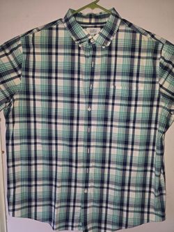Mens Short Sleeve Button Up