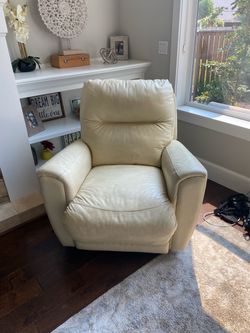Vinyl Leather recliner swivel chair
