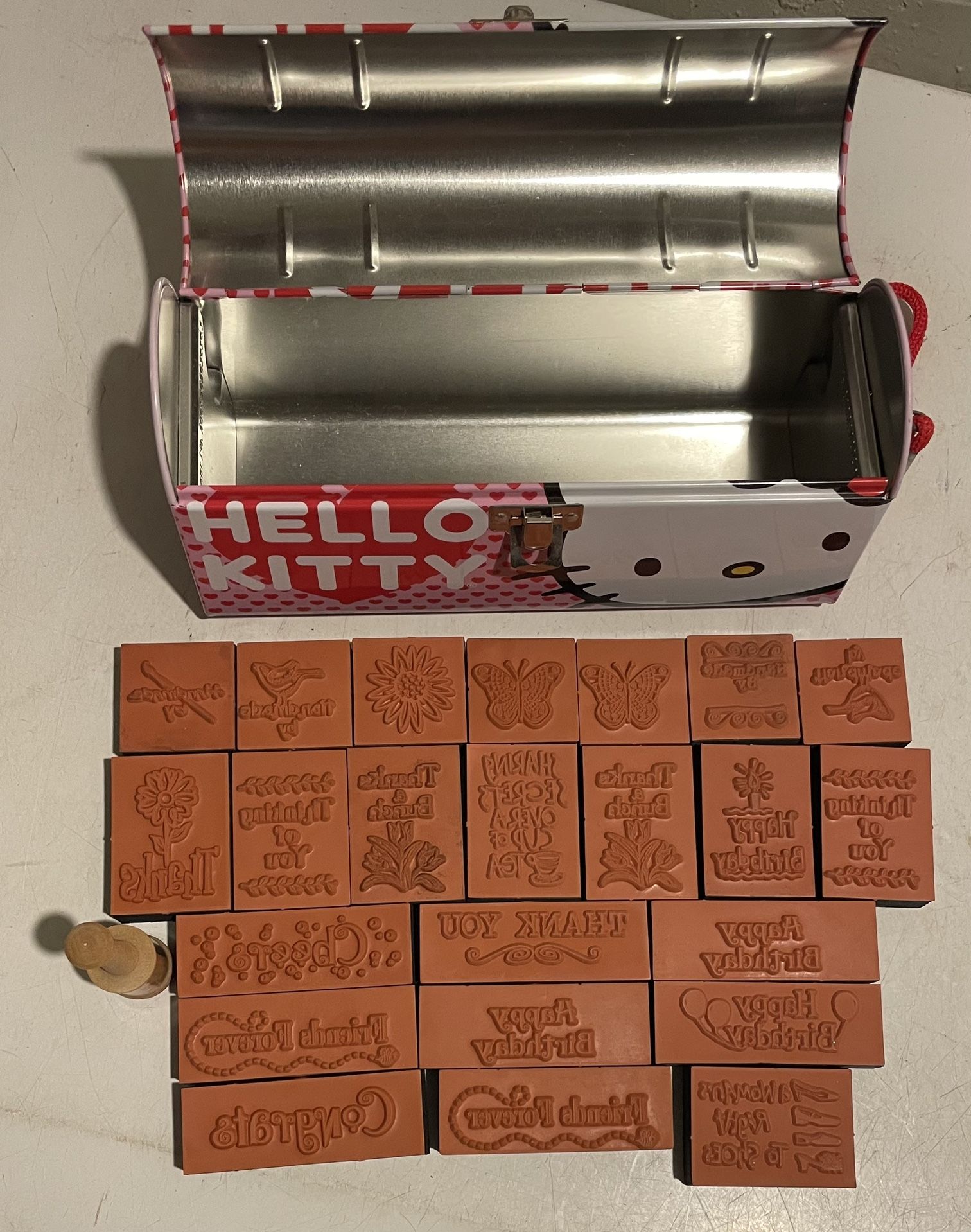 Rubber Stamps In Collector Bin
