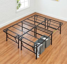 Free Delivery Amazon Basics Foldable Metal Platform Bed Frame 18 inches