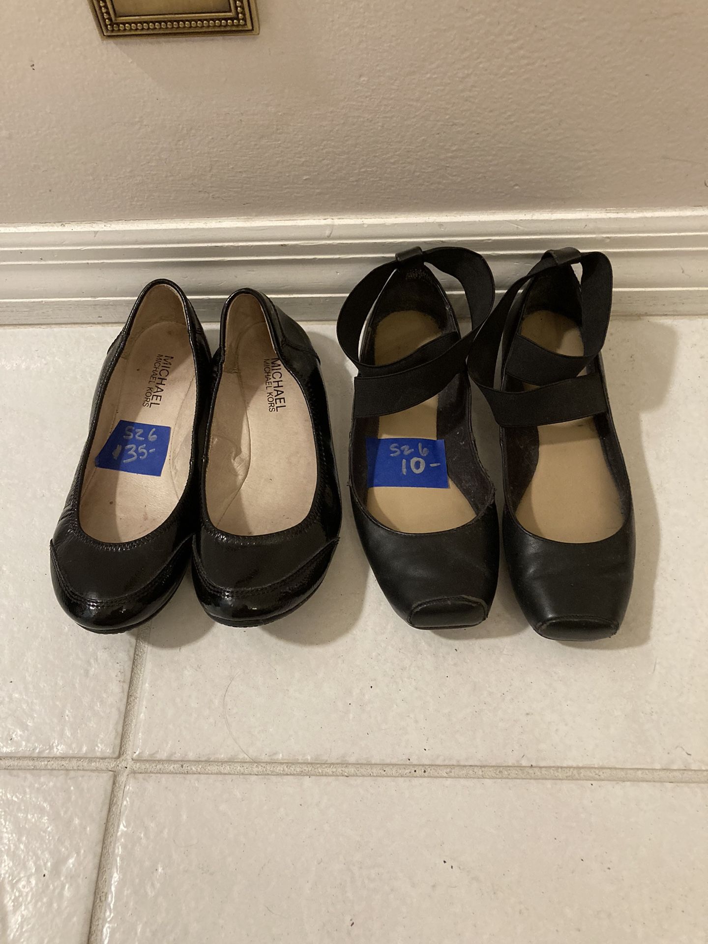 Size 6 Women’s Black Flats $35 Michael Kors | $10 a.n.a