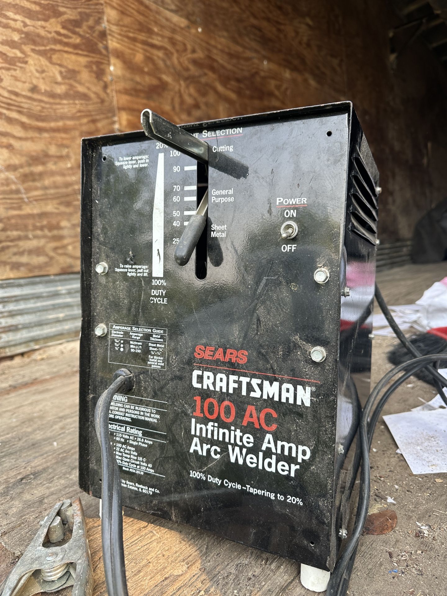 Craftsman 100AC Infinite Amp Arc Welder