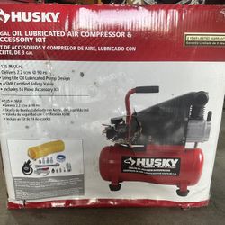New In Box Husky Air Compressor 3 GAL 