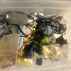 Fish Tank Filters And A Couple Of Lights For The Tanks