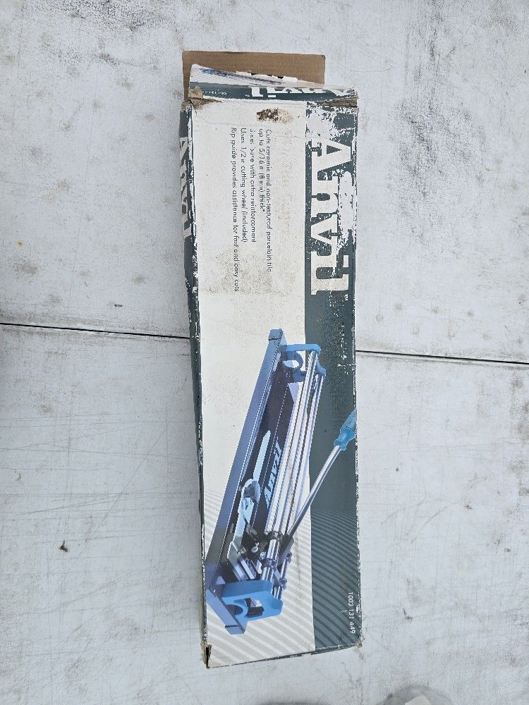 Anvil 14 in. Ceramic and Porcelain Tile Cutter with a 1/2 in. Cutting Wheel.
