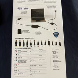 ReTrak Retractable Universal Laptop Charger (13 Tips)