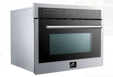 NEW! FORNO Oliena 24″ Built-In Microwave & Convection Oven Model #FMWDR3093-24