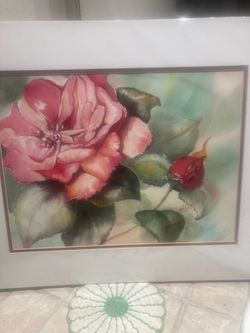 Lovely Rose Watercolor