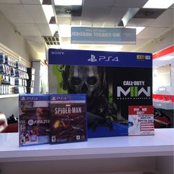 PS4: Call Of Duty Edition With 2 GAMES!Cash Sale!
