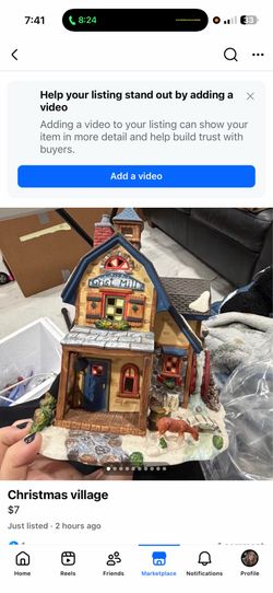 Christmas village decor