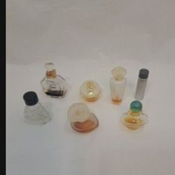 Vintage Perfume Bottles Empty-CK One-Kenzo-Perry Ellis 360 & More -LOT OF 7