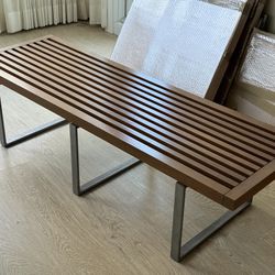 Beautiful Walnut Coffee Table / Bench