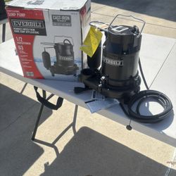 1/2 Horsepower Cast Iron Sump Pump 