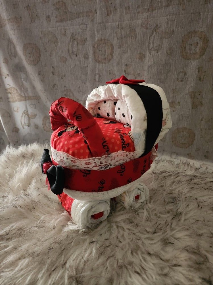 MINNIE MOUSE DIAPER STROLLER