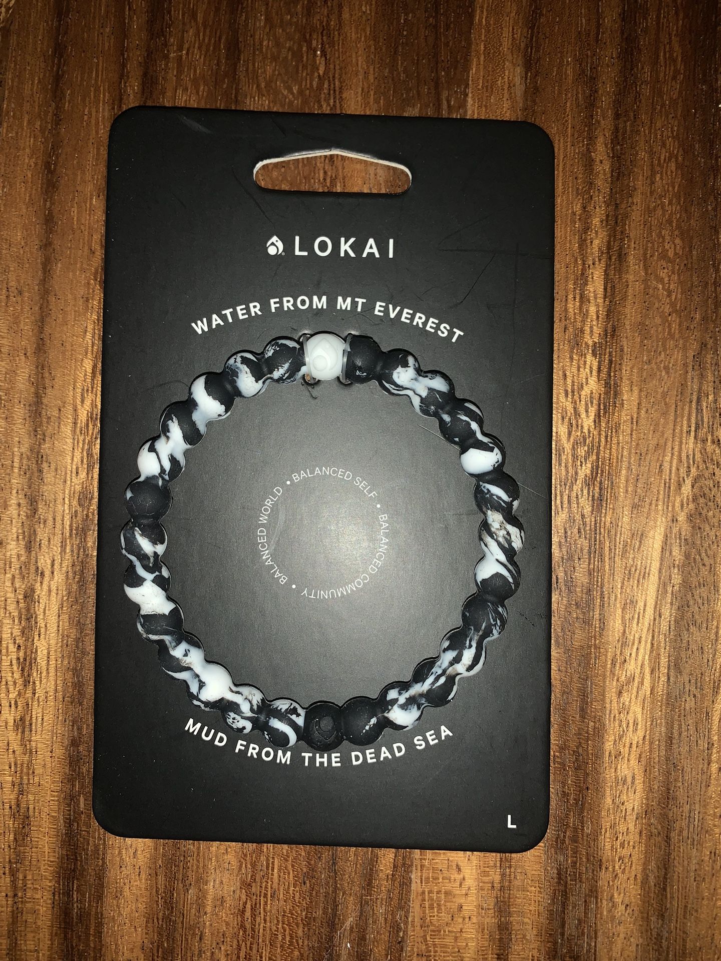 Black And White Marble Lokai Bracelet