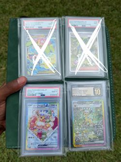 Pokemon Slabs EEVEE and Leafeon SAR