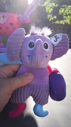 Pet toy with squeaker in it