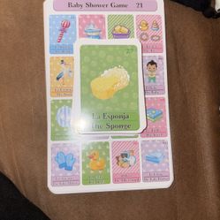 Bilingual Baby Shower Loteria/Bingo 
