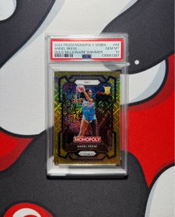 2024 Prizm Monopoly WNBA Gold Millionaire Shimmer PSA 10