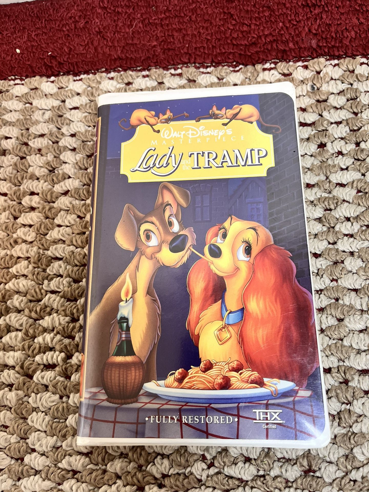 Walt Disney Lady and the Tramp VHS 1998 Masterpiece Collection Fully Restored