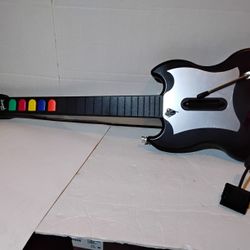SG Controller Wired Guitar For Playstation 2 Ps2 Guitar Hero Red Octane